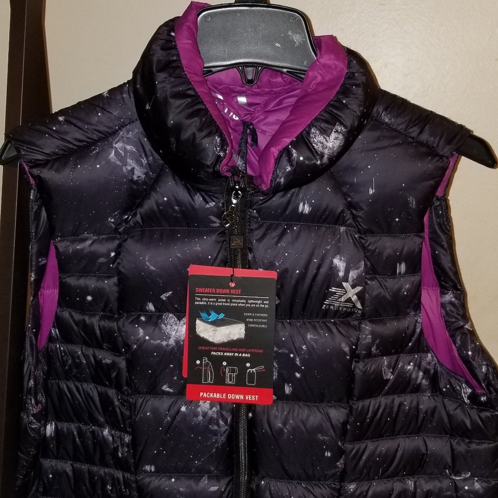 BNWT Lg Packable Down ZeroXposure Vest